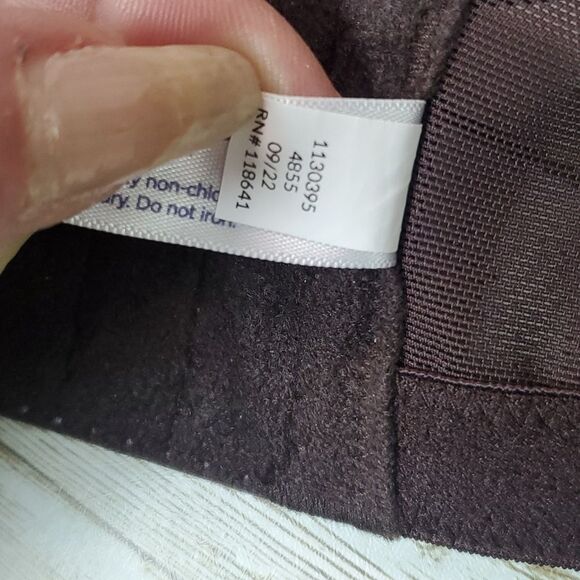 Cacique Chocolate Plum Unlined Curvy Balconette Bra Removable Straps 46DDD 46F - Picture 13 of 14